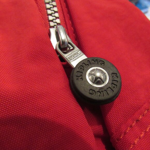 Women's Kipling Medium Sized Backpack Reddish Pink EUC - Never Used - Picture 15 of 16